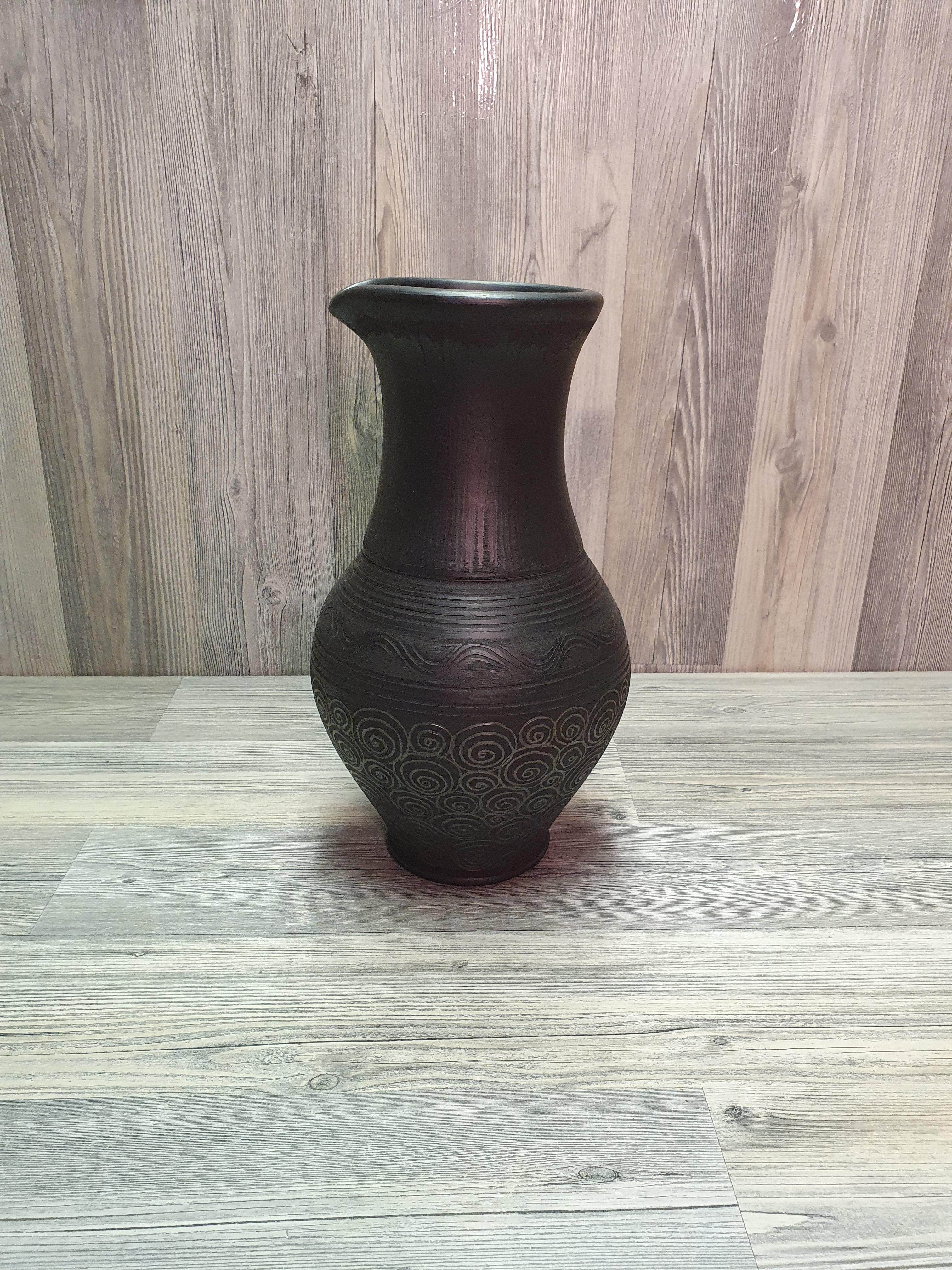 Кувшин из черной глины (5291) - фото 7 Кувшин из черной глины (5291) - фото 7