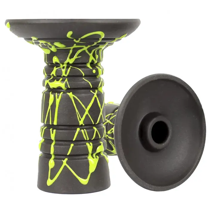 Чаша Gusto Bowls Alien Black Glaze Green (23766)