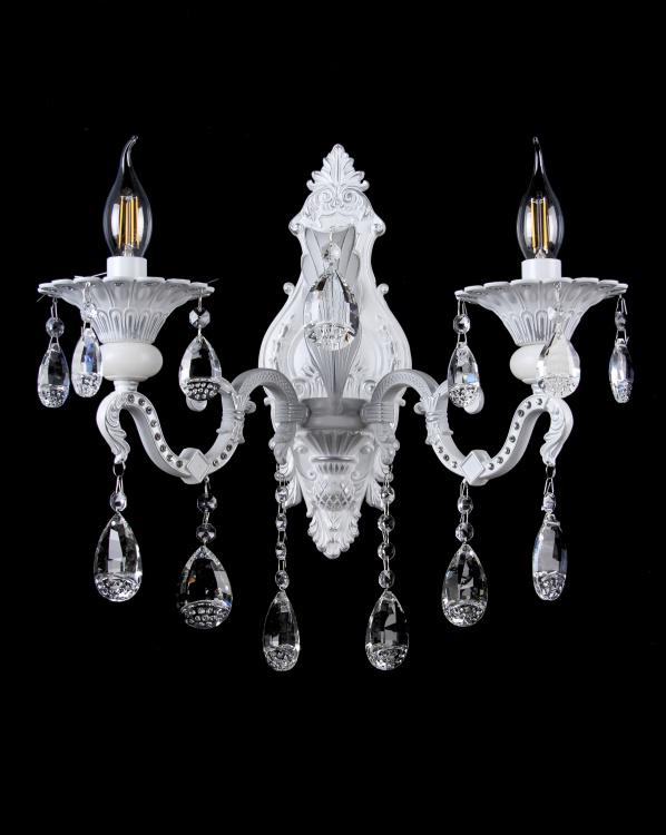 Бра свеча Ray B223/2W WT+SL (IR005378)