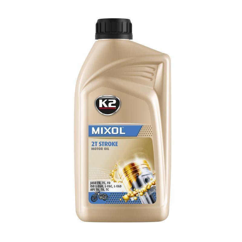 Масло для двухтактных двигателей K2 Mixol 2T 1 л (O5291E)