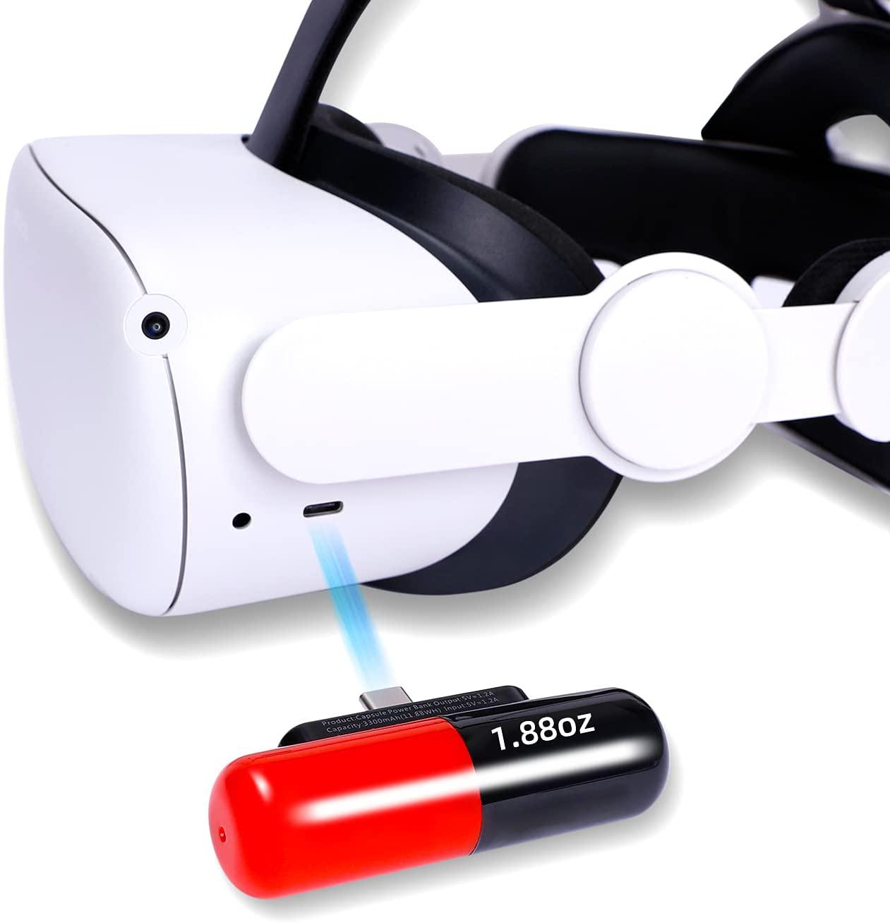 Внешний аккумулятор для очков виртуальной реальности Oculus Quest 3/2/1 (ASC-VAFOQ2) - фото 2