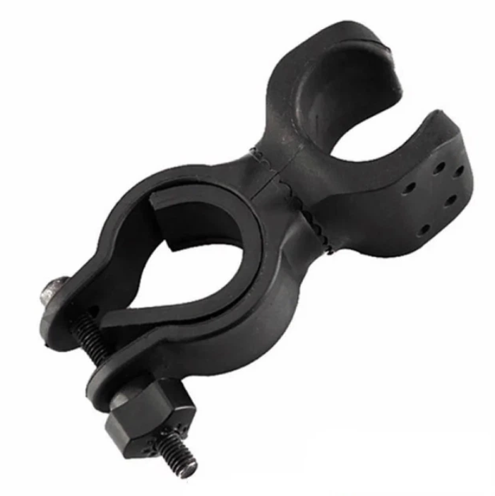 Держатель крепления фонарика на руль велосипеда Stenson 8x3,5 см Black (VL97755)