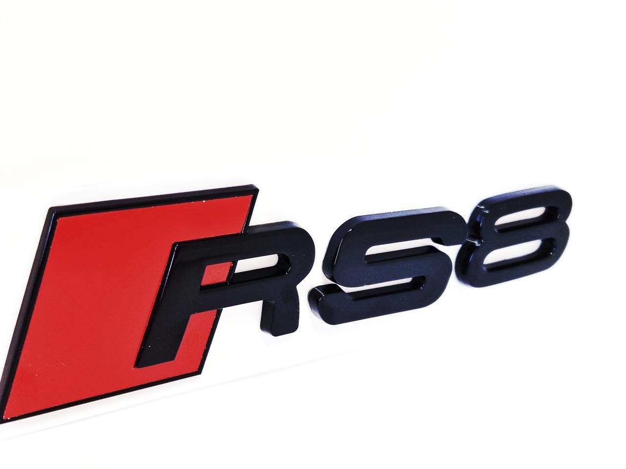 Емблема Audi RS8 Black gloss (2331307438)