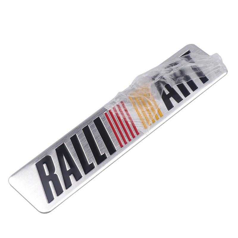 Эмблема алюминиевая RalliArt Mitsubishi 12х2,6 см Хром (1094140464)