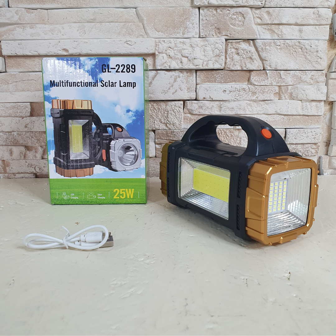 Фонарь ручной беспроводной L98-G22 IP44 LED+COB 25 Вт (20870691) - фото 3 Фонарь ручной беспроводной L98-G22 IP44 LED+COB 25 Вт (20870691) - фото 3