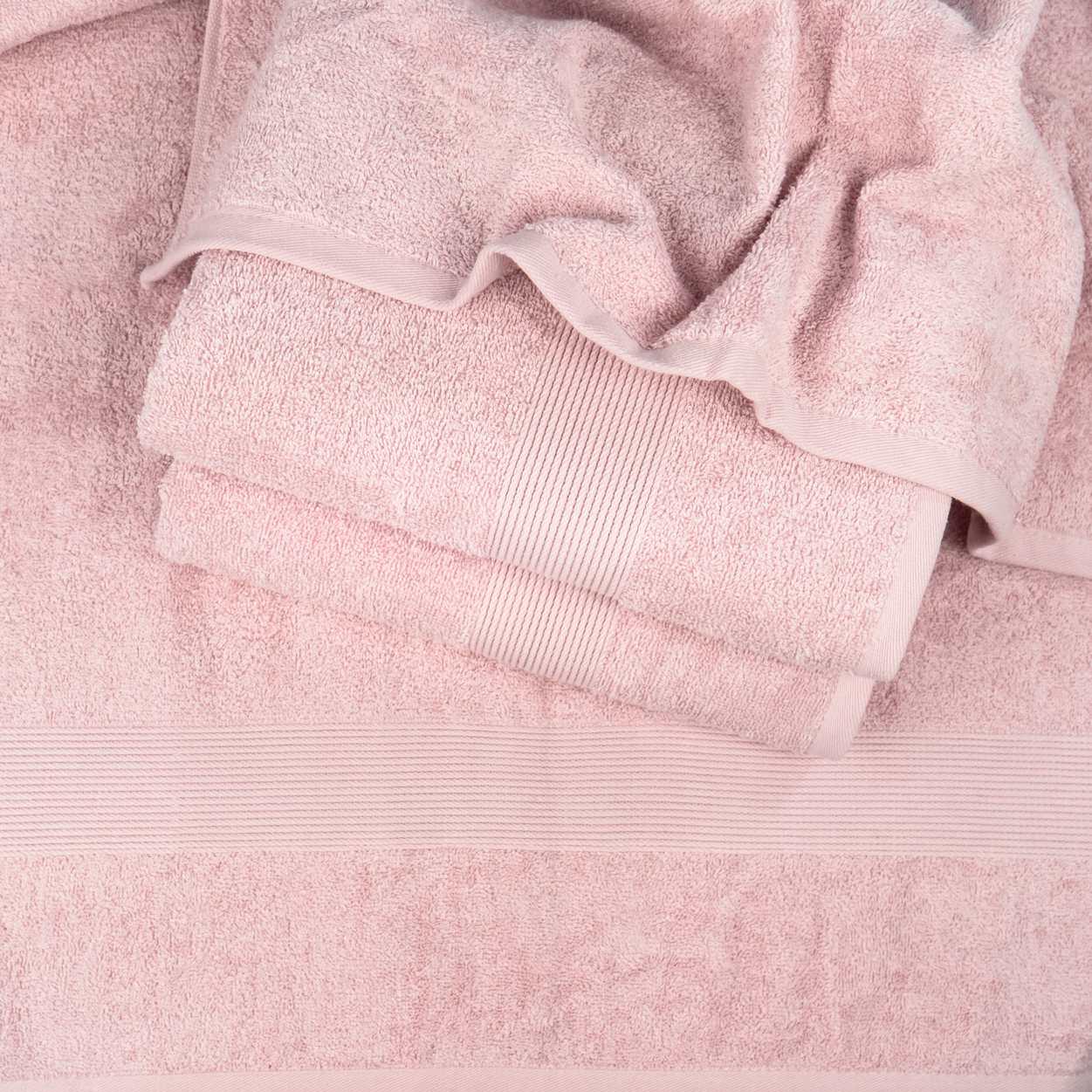 Набір рушників GM Textile з бордюром 3 шт. Рожевий (400b-k3-pink) - фото 3