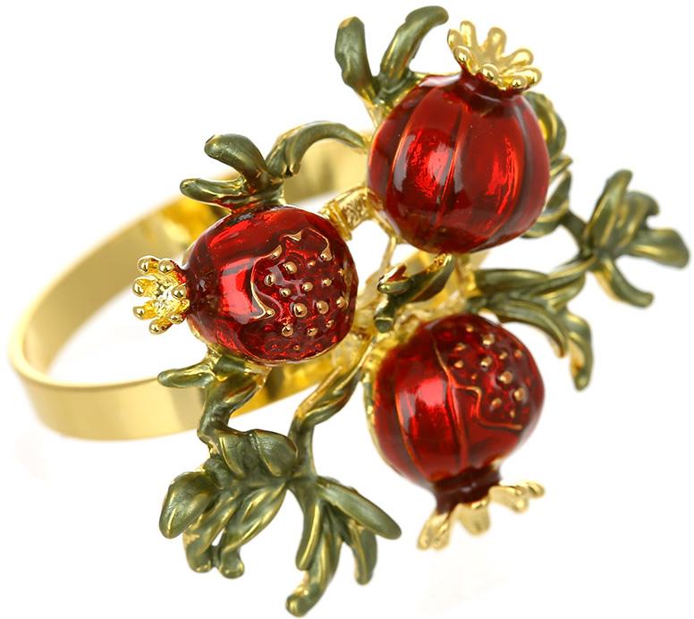 Комплект металевих кілець для серветок гранати 6 шт. 4 см