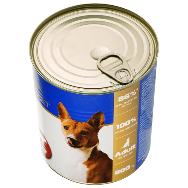 Паштет для собак взрослых Premium Pet с говядиной влажный корм консерва 800 г (2641234759) - фото 4 Паштет для собак взрослых Premium Pet с говядиной влажный корм консерва 800 г (2641234759) - фото 4