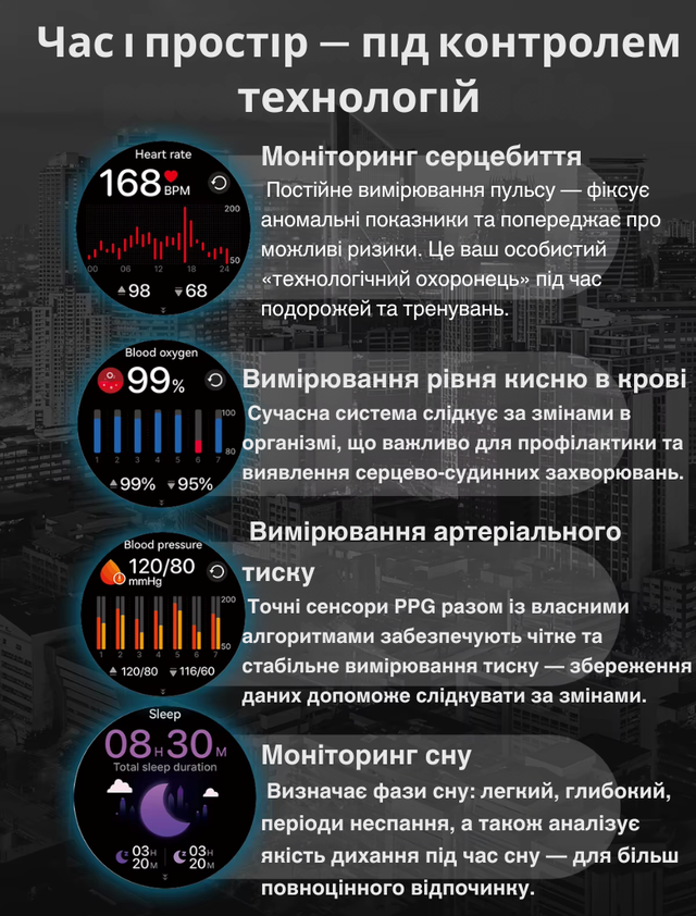 Смарт-часы мужские военные Modfit Tactic Blaze с компасом/функцией звонка и ремешками 2 шт. железный и силиконовый Черный (1077-0322) - фото 15 Смарт-часы мужские военные Modfit Tactic Blaze с компасом/функцией звонка и ремешками 2 шт. железный и силиконовый Черный (1077-0322) - фото 15