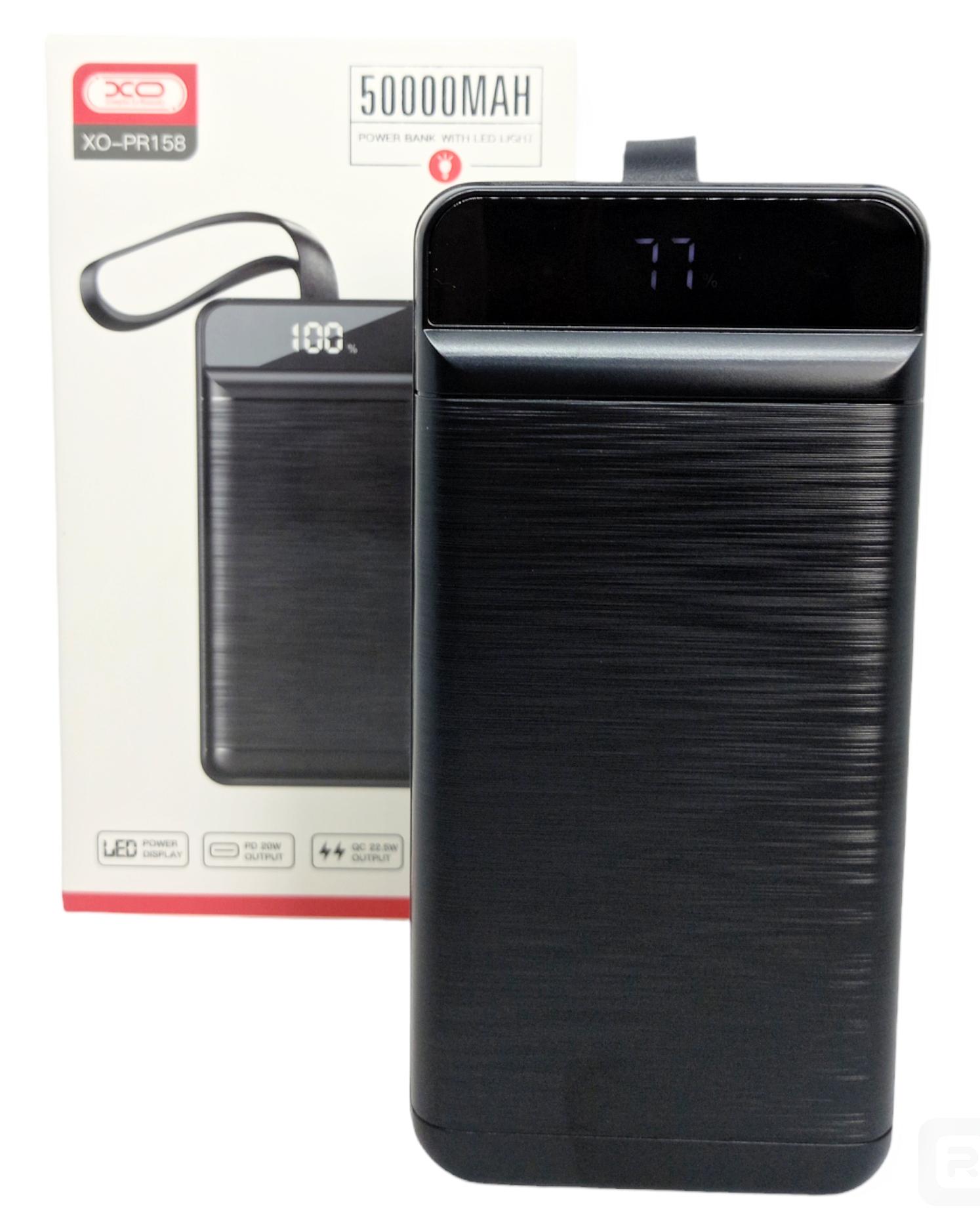 Повербанк XO PR158 50000 mAh 22,5 W