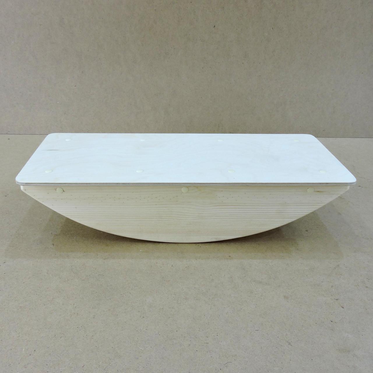 Балансировочная доска из дерева Канпур 60х30х15 см Бланже (БЛН-600101) - фото 2 Балансировочная доска из дерева Канпур 60х30х15 см Бланже (БЛН-600101) - фото 2