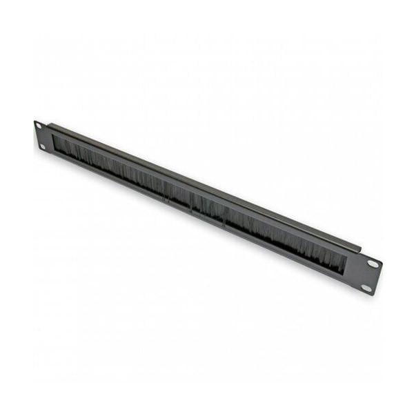 Кабельный организатор CMS 19" 1U с щеткой Черный (PLMN-V0801UZ)
