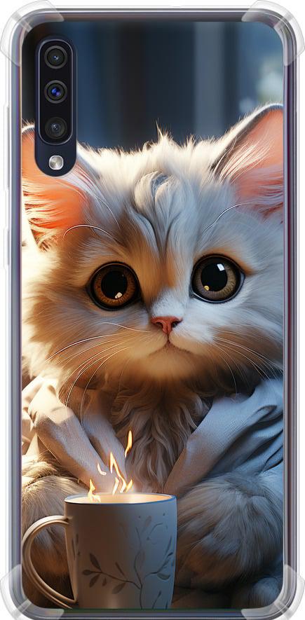 Чехол на Samsung Galaxy A50 2019 A505F White cat (5646sp-1668-42517)