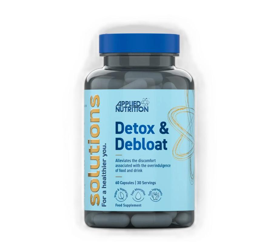 Комплекс для поддержки пищеварения Applied Nutrition SOLUTIONS DETOX DEBLOAT 60 caps Комплекс для поддержки пищеварения Applied Nutrition SOLUTIONS DETOX DEBLOAT 60 caps