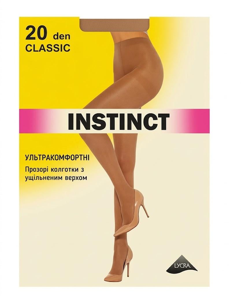 Колготки женские INSTINCT CLASSIC 20 20 den р. 4 Natural