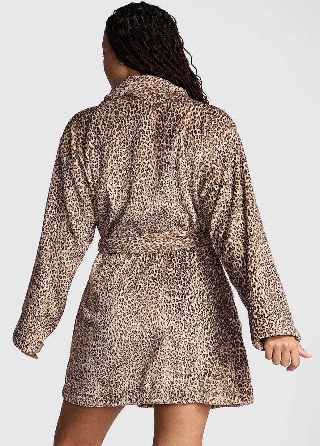 Халат Victoria's Secret PINK by Frankies Bikinis XXL Леопардовый (144000421635QBTXXL) - фото 2 Халат Victoria's Secret PINK by Frankies Bikinis XXL Леопардовый (144000421635QBTXXL) - фото 2