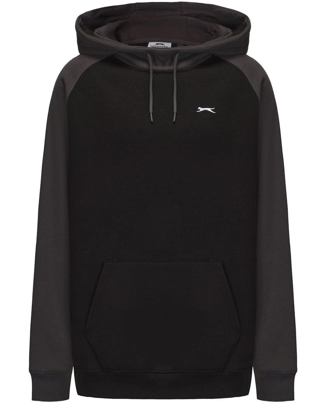 Толстовка утепленная Slazenger 53226103 оверсайз XL Черный (2532261034305) Толстовка утепленная Slazenger 53226103 оверсайз XL Черный (2532261034305)