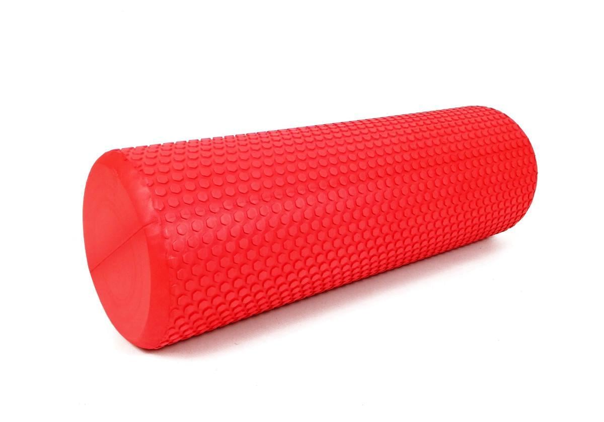 Массажный ролик EasyFit Foam Roller 45 см Красный (EF-2030-R)