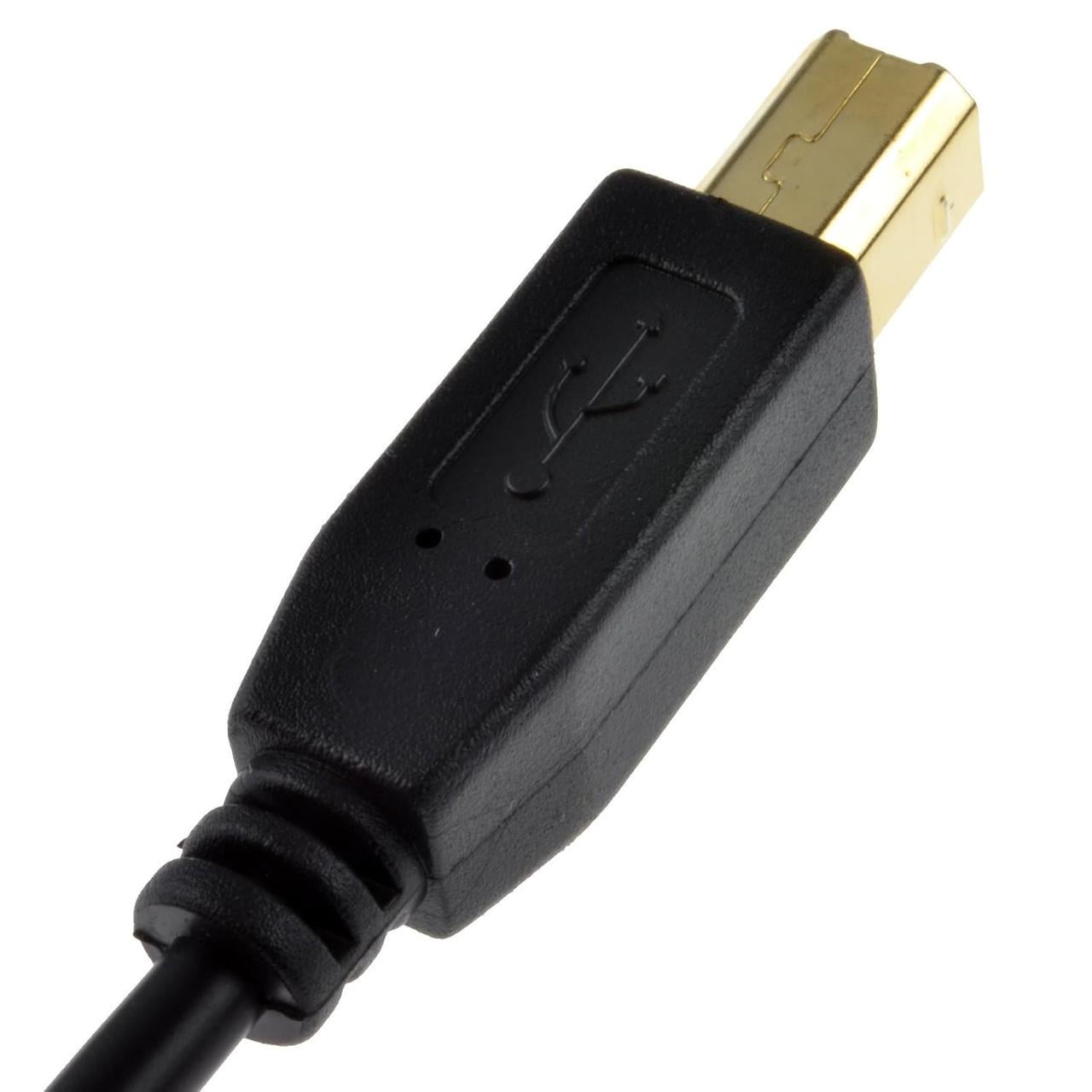 Кабельный разъем I-Taki USB-BM типа B с 24K позолотой пластиковый корпус 4 контактный 1 шт. Черный (000049406_1)