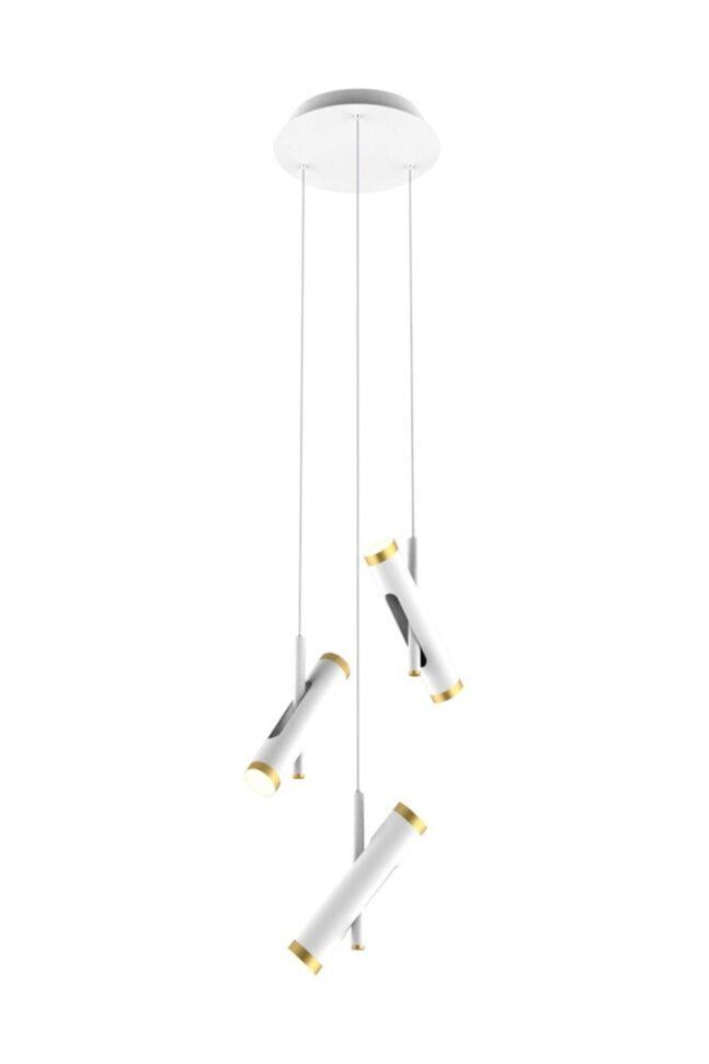 Люстра WunderLicht Ki5428 27x150 см Бело-золотистый (KI5428-33W)