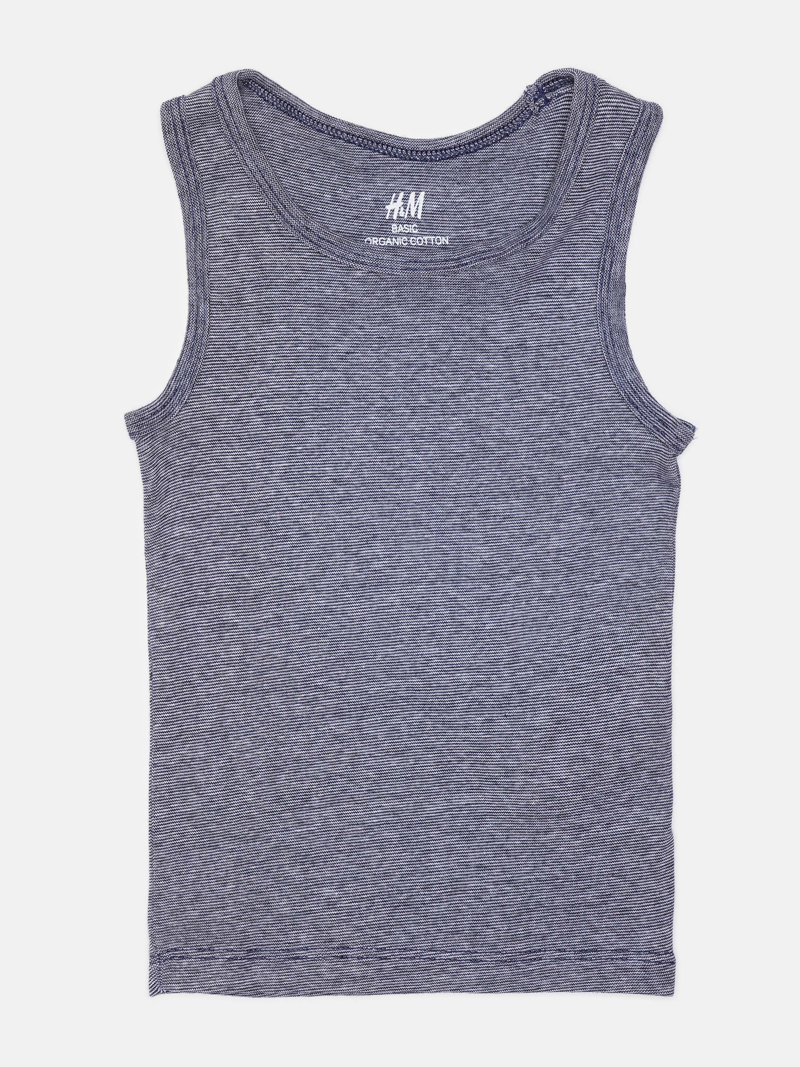 Майка H&M Смужка 92 см Синій (X1611829883)