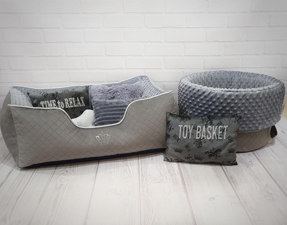 Лежанка для собак Amore mio Cane Брідж Time to relax до 8 кг 70х50х23 см (DB-0069) - фото 4