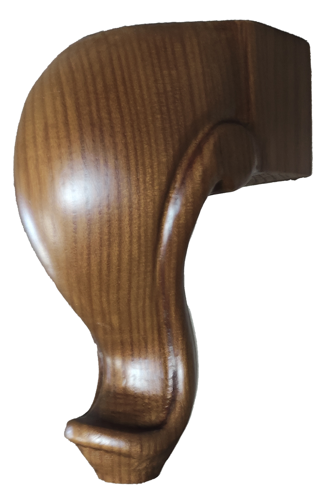 Ножка для мебели деревянная N150-001-L44_t крашеная с резьбой Дуб Ясень (25590888)