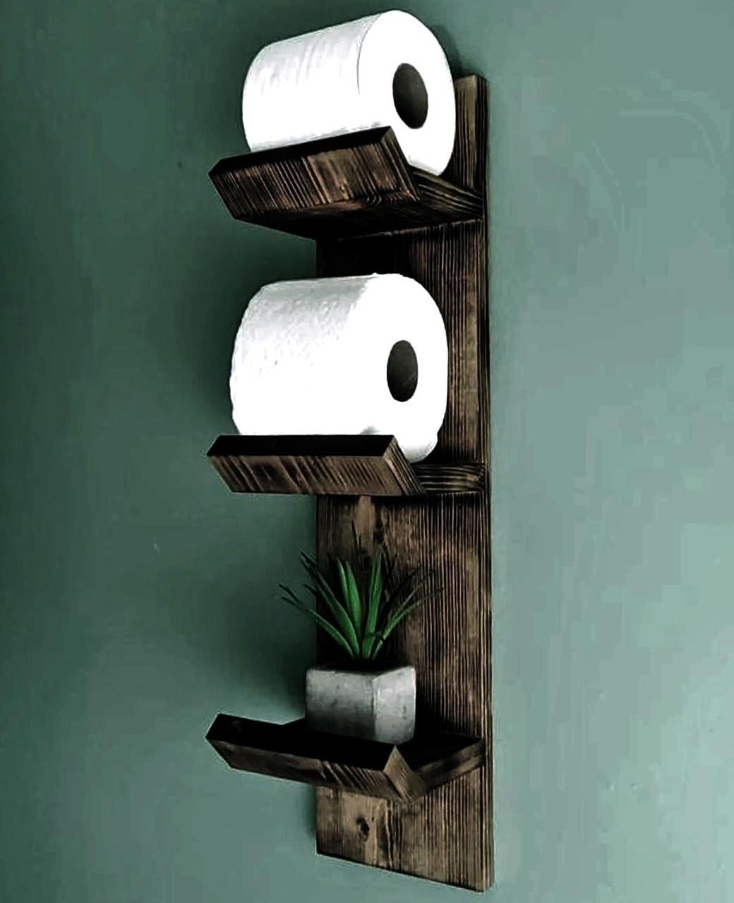 Полка для ванной из дерева Бенвиш Мокко (ВНП/007410)