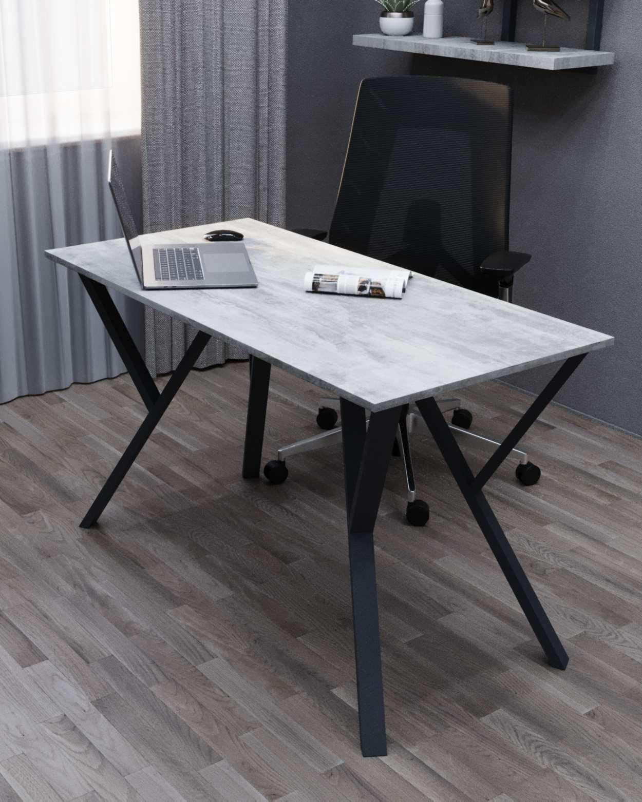 Стол письменный Loft Серия 5 1400х700х16 мм Урбан лайт (18512236)