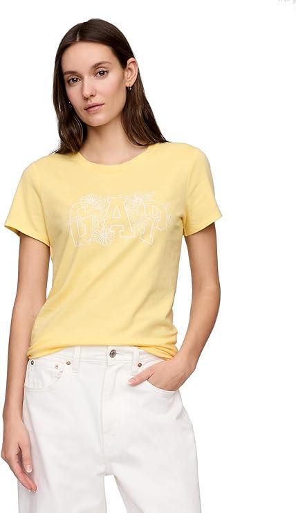 Футболка женская GAP Logo XL Желтый (236891921601)