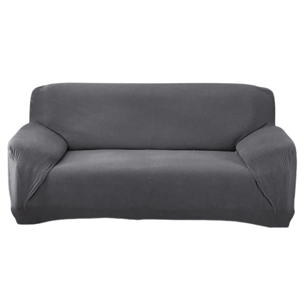 Чехол для двухместного дивана Slavich стрейч-жаккард 145х185 см Черный (24088907)