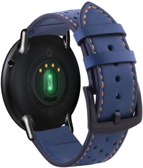 Ремінець шкіряний Classico для Amazfit Pace Blue (16918)