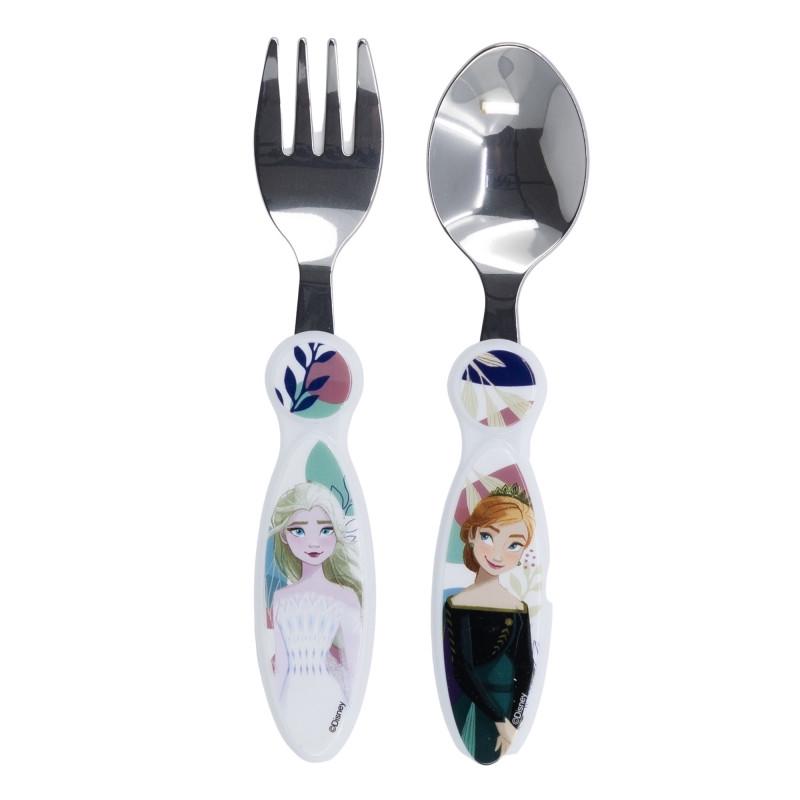 Дитячий набір столових приладів Stor Frozen 23x11х1,5 см 2 пр. (74218)