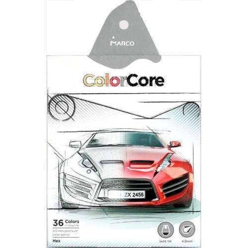 Олівці кольорові Marco ColorCore 36 кол. (3100/36СВ)
