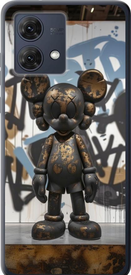 Чехол на Motorola Moto G84 Bronze kaws v2 (6098u-3344-42517)