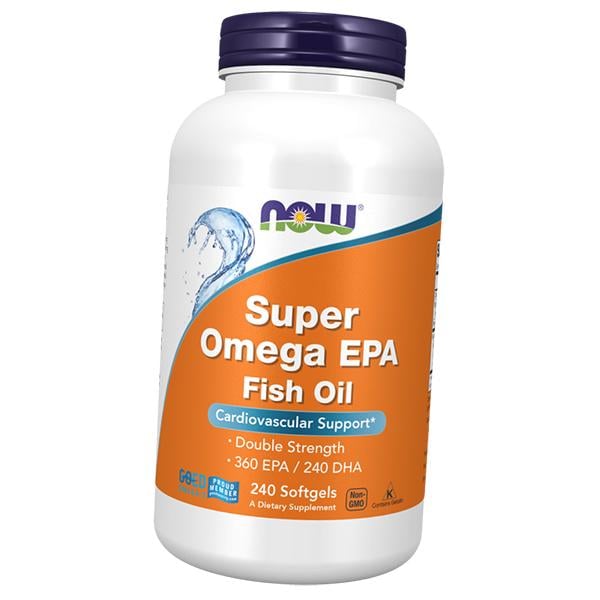 Омега ЕПК, Super EPA, Now Foods 240 гел. капс. (67128011)