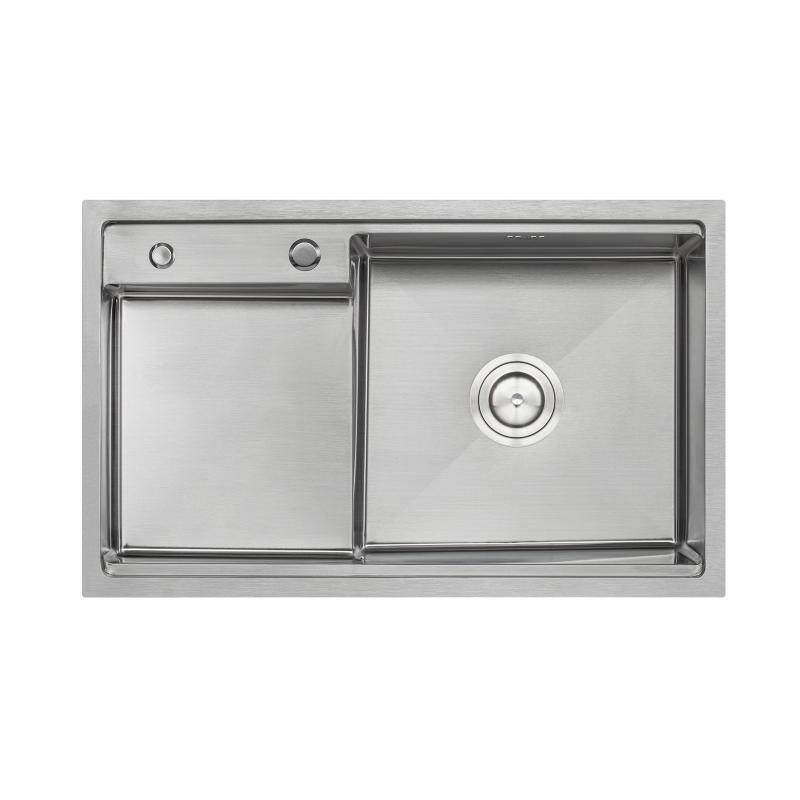 Кухонная мойка Q-tap D7848-R 3,0/1,2 мм Satin (QTD7848R3012)