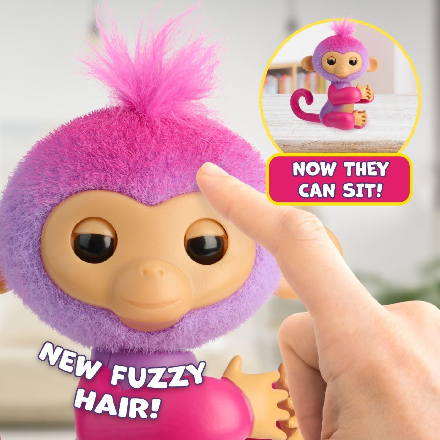 Мягкая игрушка WowWee Fingerlings Интерактивная обезьянка Чарли 2023 Interactive Baby Monkey Charli (WWF19) - фото 3