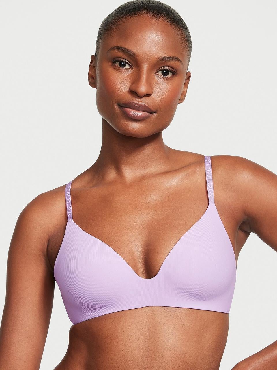 Бюстгальтер Victoria's Secret Lightly Lined Wireless 70C Фиолетовый (2406182294)
