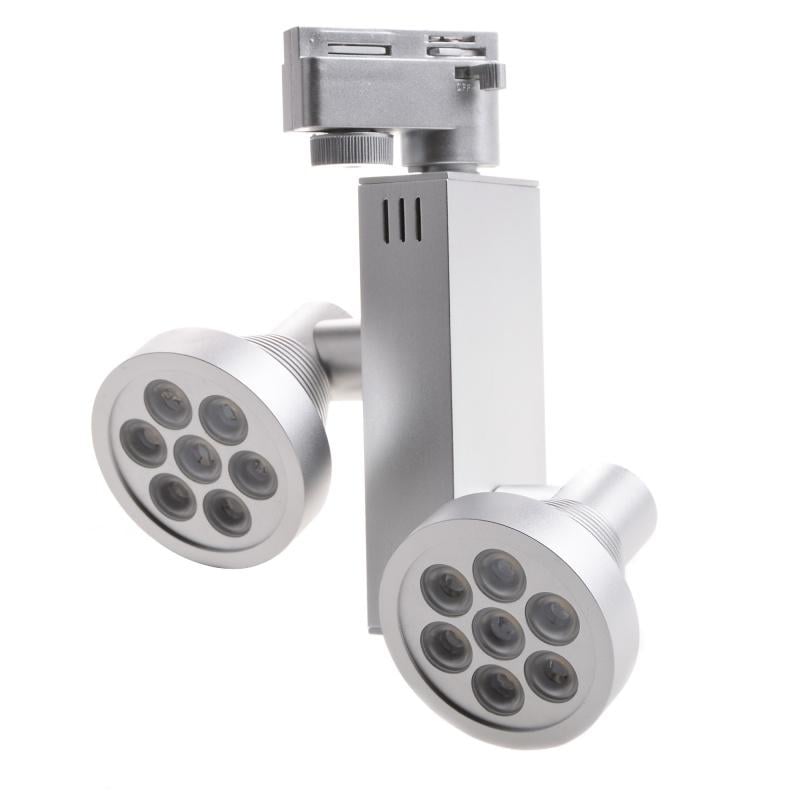 Світильник трековий поворотний Brille Led 200/2x7W HD AL (176454)