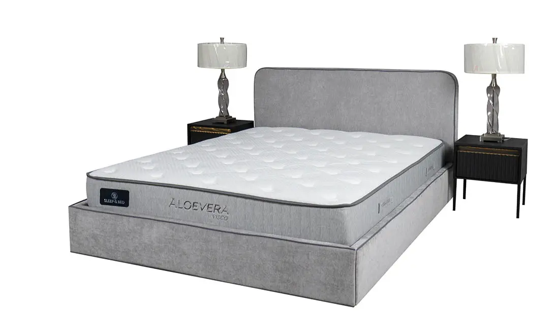 Ліжко Катрін 1,8 з кантом з підйомним механізмом 1950x2180x970 мм Сірий Ліжко Катрін 1,8 з кантом з підйомним механізмом 1950x2180x970 мм Сірий