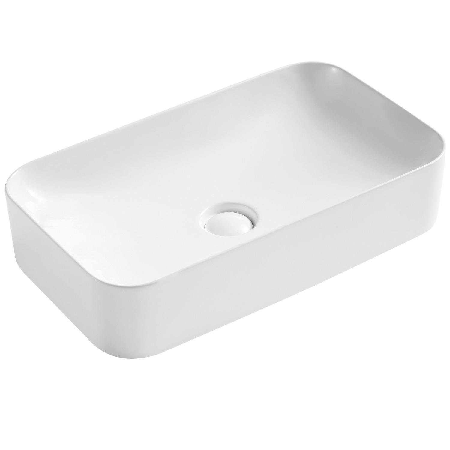 Умывальник накладной Q-tap Tern QT17112270W 605x350x140 мм Белый (173408)