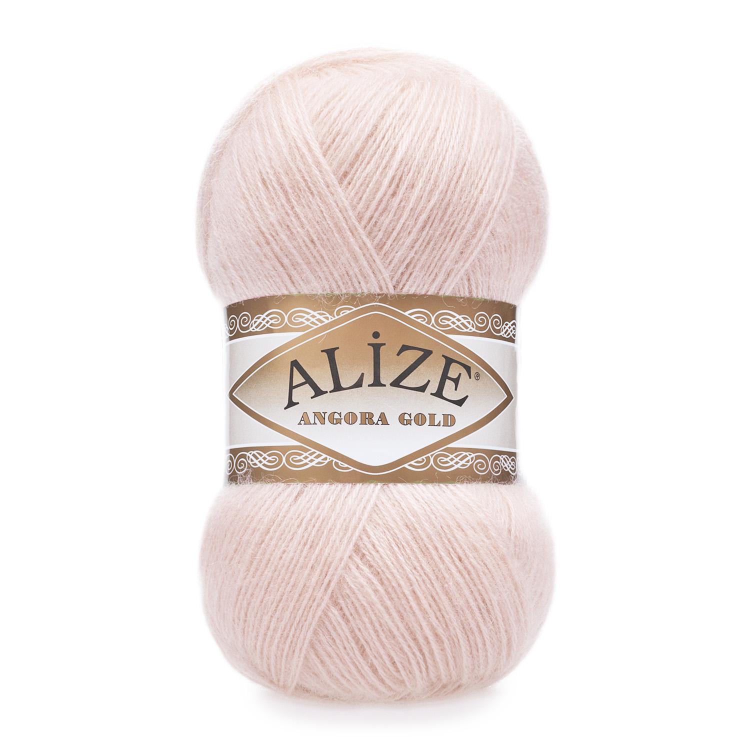 Пряжа Alize Angora Gold 271 Жемчужно-розовый (6300)