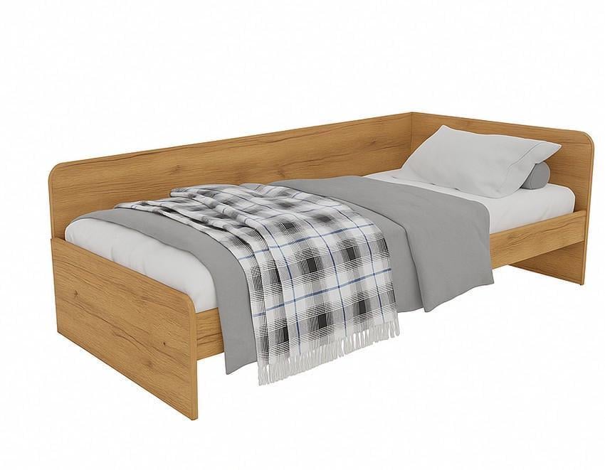 Кровать односпальная Эверест 800 сплошной щит Дуб крафт золотой (е-20737.05) - фото 4 Кровать односпальная Эверест 800 сплошной щит Дуб крафт золотой (е-20737.05) - фото 4