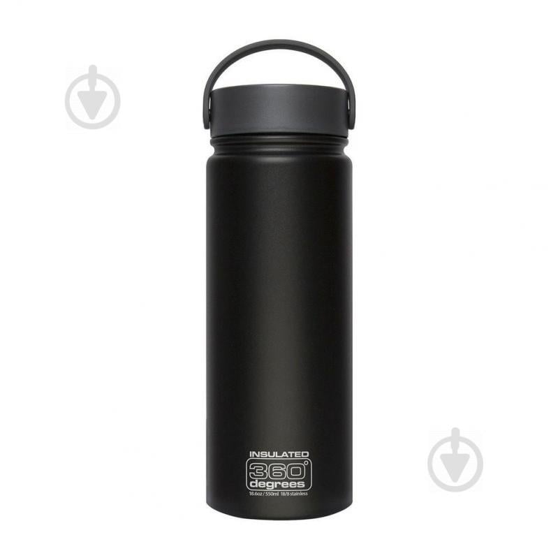 Фляга Sea To Summit Wide Mouth Insulated 550 ml Black (1033-STS 360SSWMI550BLK)