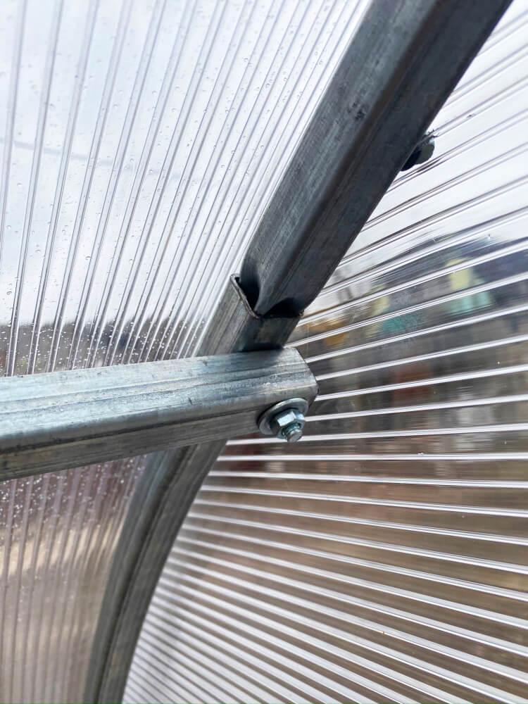 Теплиця Алмір 5x10 із квадратної труби 30х30 з полікарбонатом Soton 6 мм - фото 7