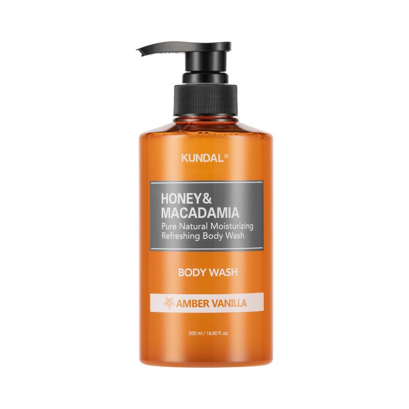 Гель для душа Kundal Honey & Macadamia Body Wash Amber Vanilla Амбра Ваниль 500 мл (742061)