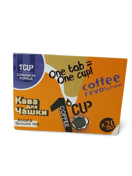 Кофе-таб 1 CUP Корица 7,5 г 20 шт. (2573914793)