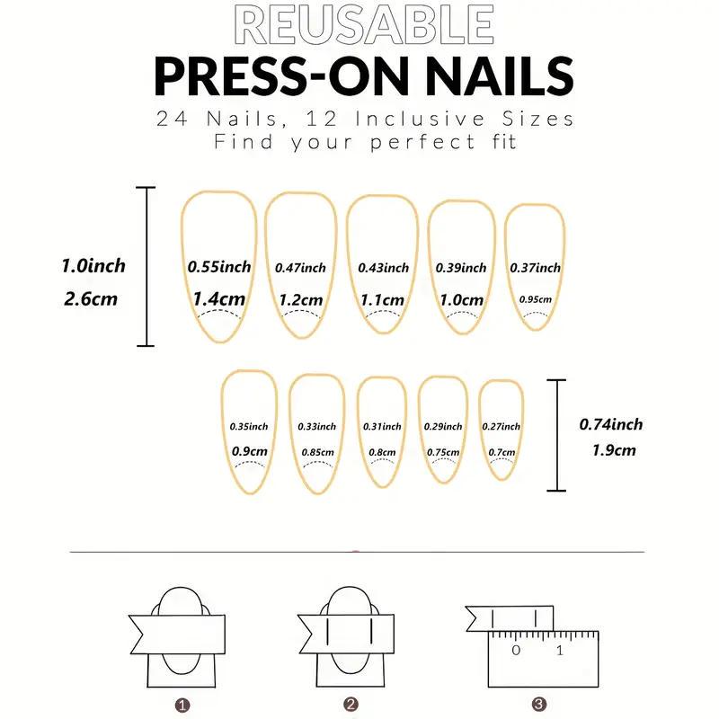 Накладные ногти с объемным дизайном Цветы сакуры с клеевыми пластинами 24 шт. Розовый (2743174714) - фото 9 Накладные ногти с объемным дизайном Цветы сакуры с клеевыми пластинами 24 шт. Розовый (2743174714) - фото 9