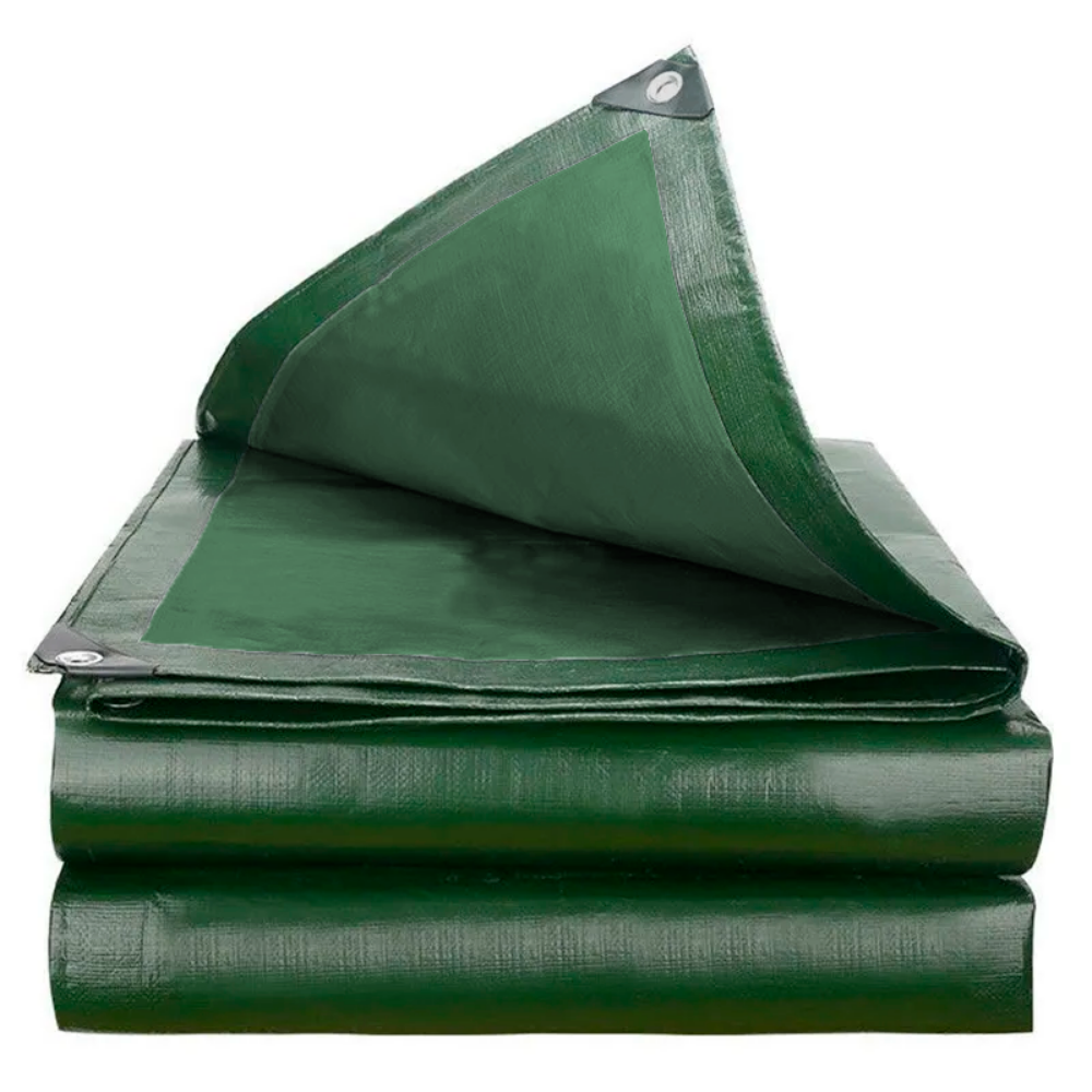 Тент защитный Fortex ламинированный водостойкий 10х15 м 150 м2 130 г/м2 Зеленый (350027)